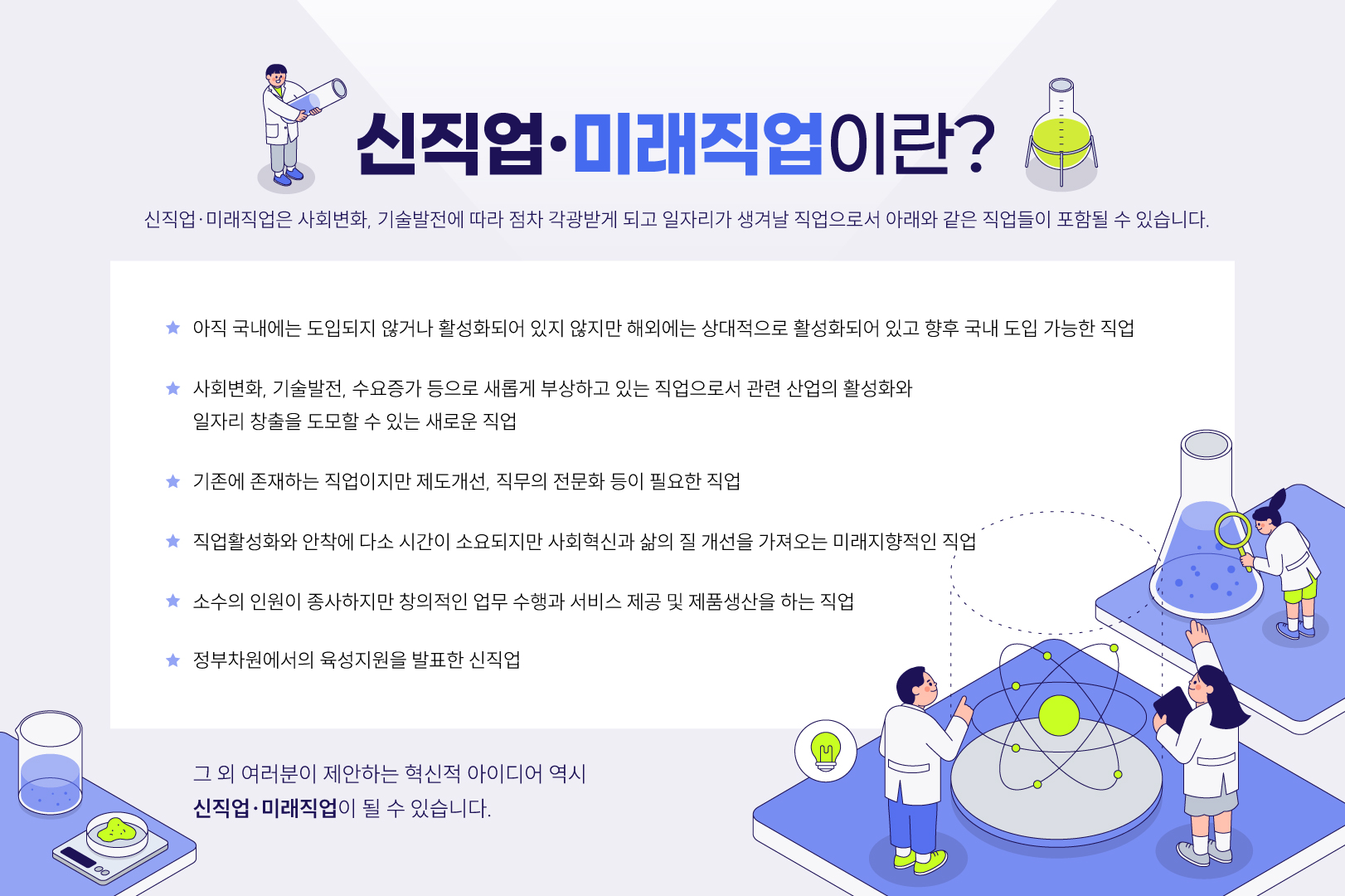 신직업미래직업이란